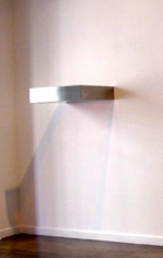 Untitled, 1969 Stainless steel and amber
